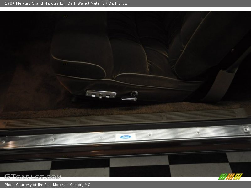 Dark Walnut Metallic / Dark Brown 1984 Mercury Grand Marquis LS