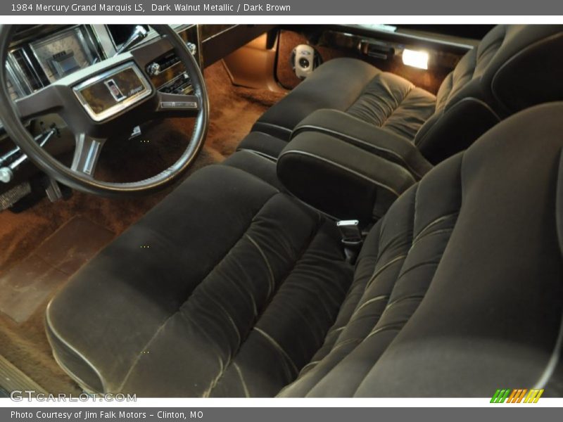 Dark Walnut Metallic / Dark Brown 1984 Mercury Grand Marquis LS