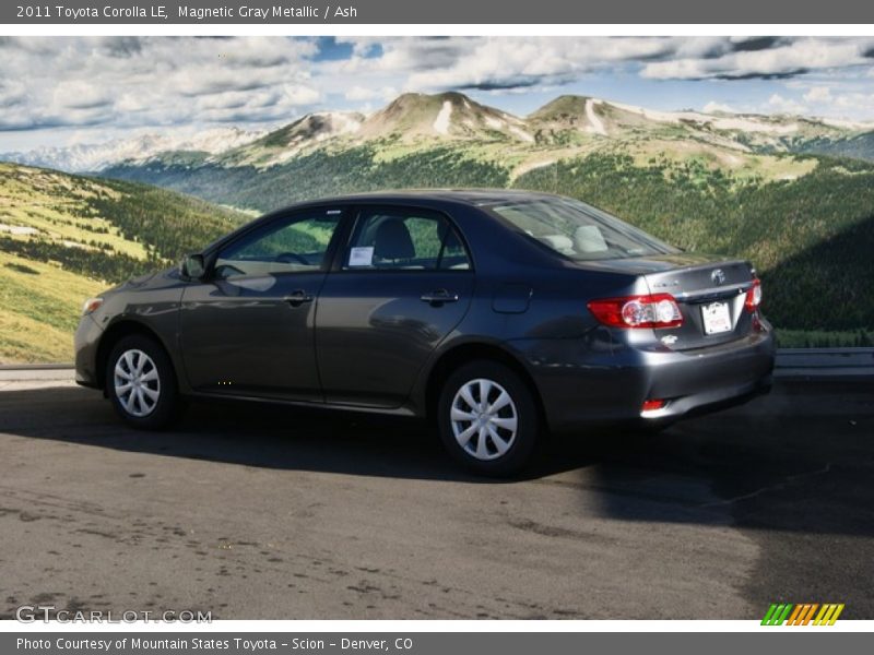 Magnetic Gray Metallic / Ash 2011 Toyota Corolla LE