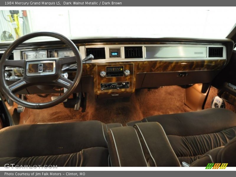 Dark Walnut Metallic / Dark Brown 1984 Mercury Grand Marquis LS