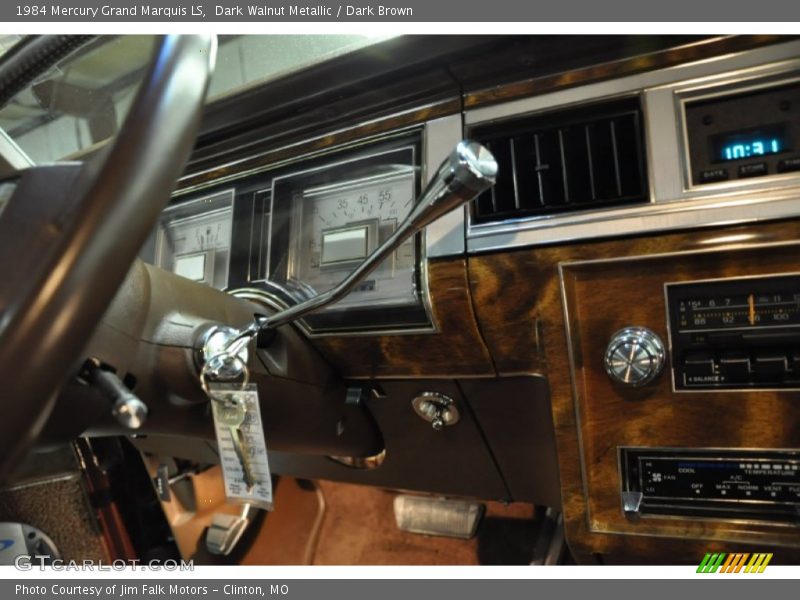 Dark Walnut Metallic / Dark Brown 1984 Mercury Grand Marquis LS