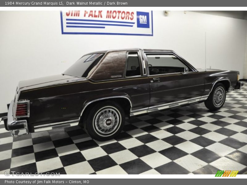 Dark Walnut Metallic / Dark Brown 1984 Mercury Grand Marquis LS