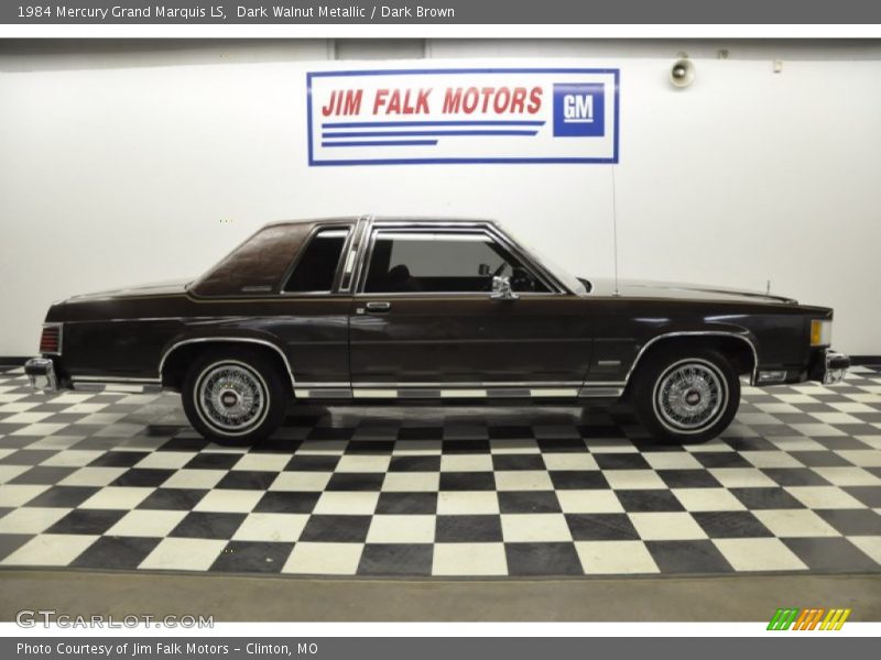 Dark Walnut Metallic / Dark Brown 1984 Mercury Grand Marquis LS