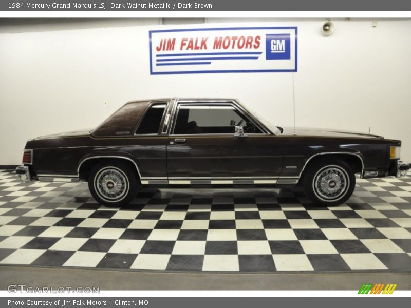 Dark Walnut Metallic / Dark Brown 1984 Mercury Grand Marquis LS