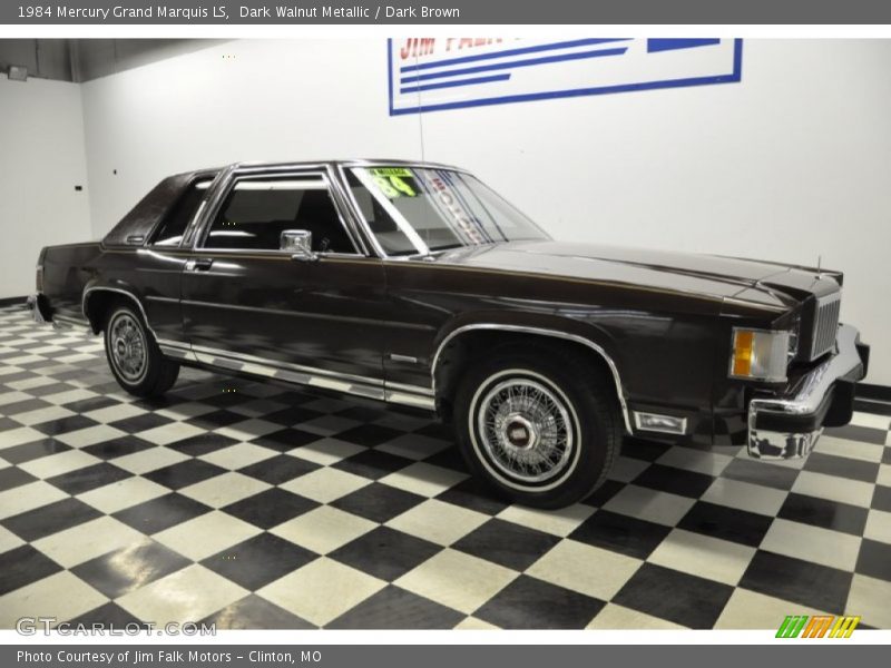 Dark Walnut Metallic / Dark Brown 1984 Mercury Grand Marquis LS
