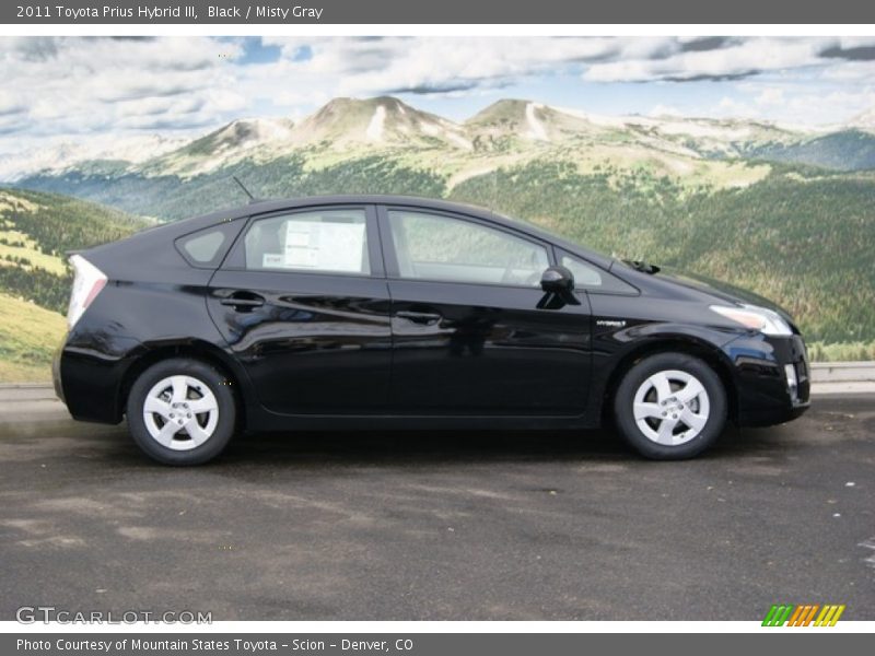 Black / Misty Gray 2011 Toyota Prius Hybrid III