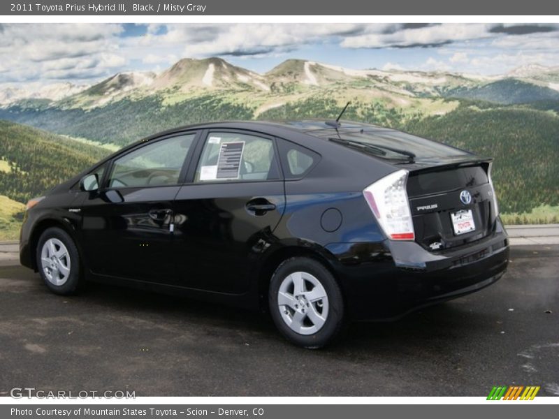 Black / Misty Gray 2011 Toyota Prius Hybrid III