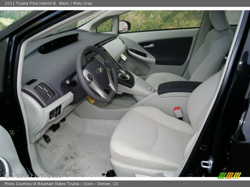 Black / Misty Gray 2011 Toyota Prius Hybrid III