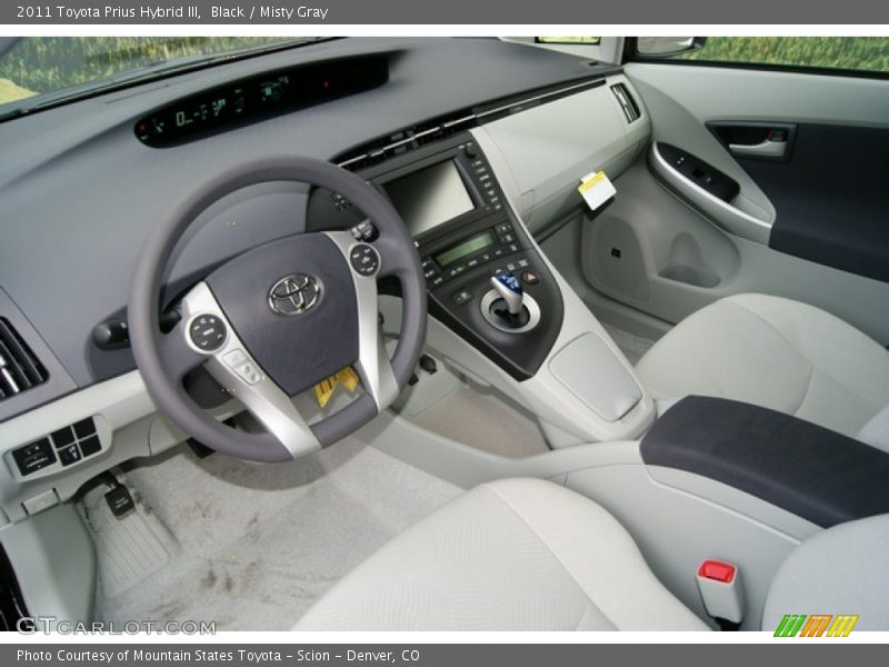 Black / Misty Gray 2011 Toyota Prius Hybrid III
