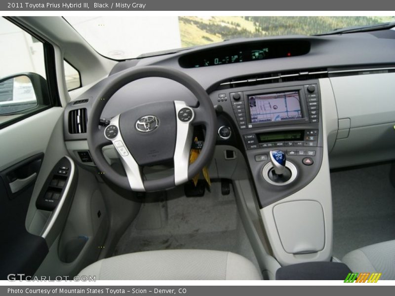 Black / Misty Gray 2011 Toyota Prius Hybrid III