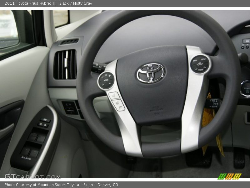 Black / Misty Gray 2011 Toyota Prius Hybrid III