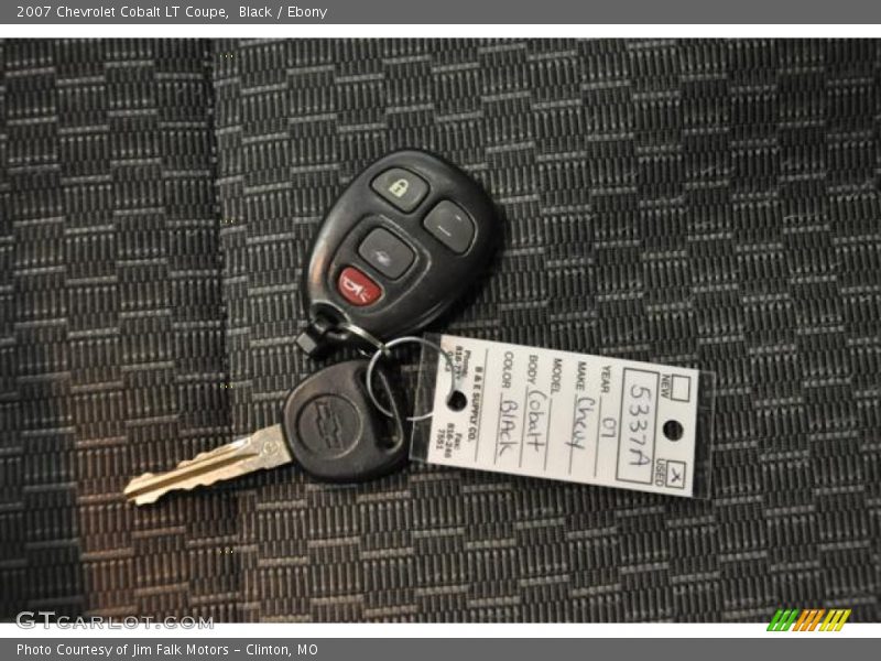 Black / Ebony 2007 Chevrolet Cobalt LT Coupe