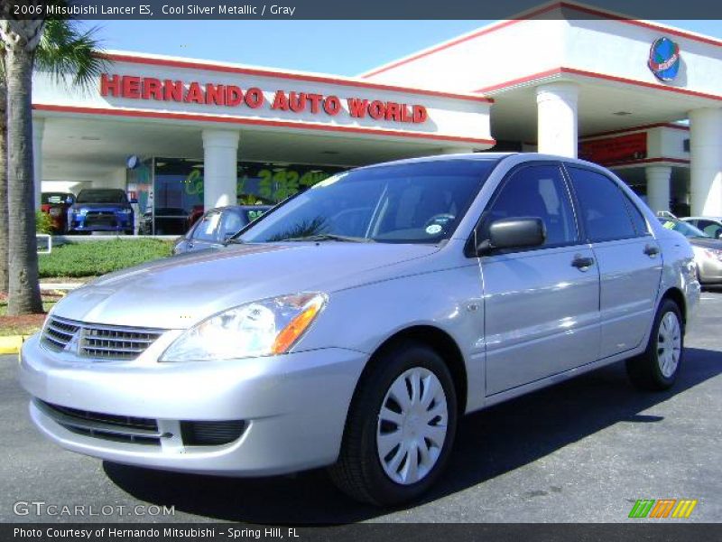 Cool Silver Metallic / Gray 2006 Mitsubishi Lancer ES