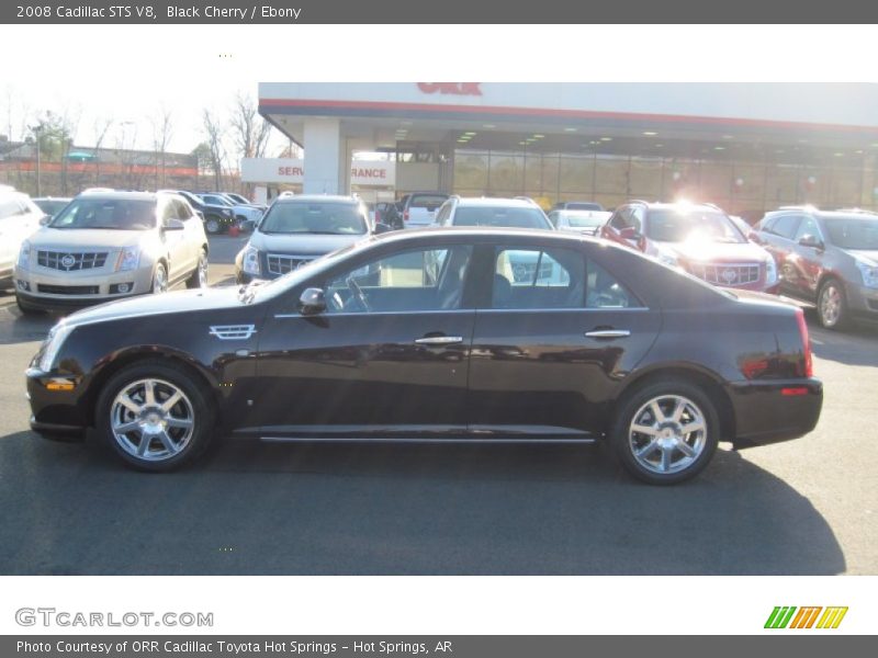 Black Cherry / Ebony 2008 Cadillac STS V8