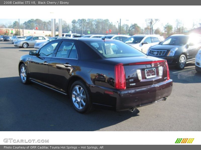 Black Cherry / Ebony 2008 Cadillac STS V8