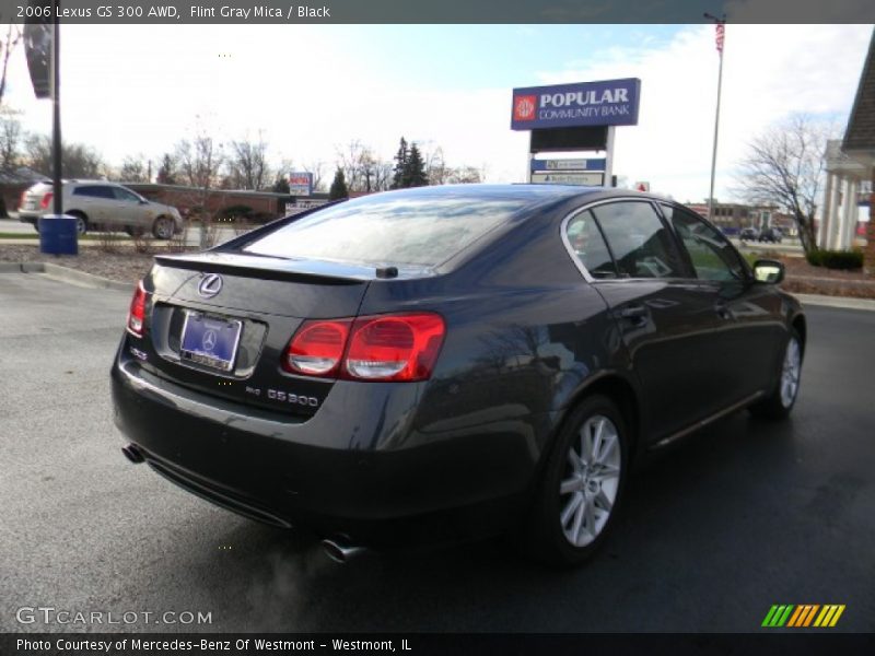 Flint Gray Mica / Black 2006 Lexus GS 300 AWD