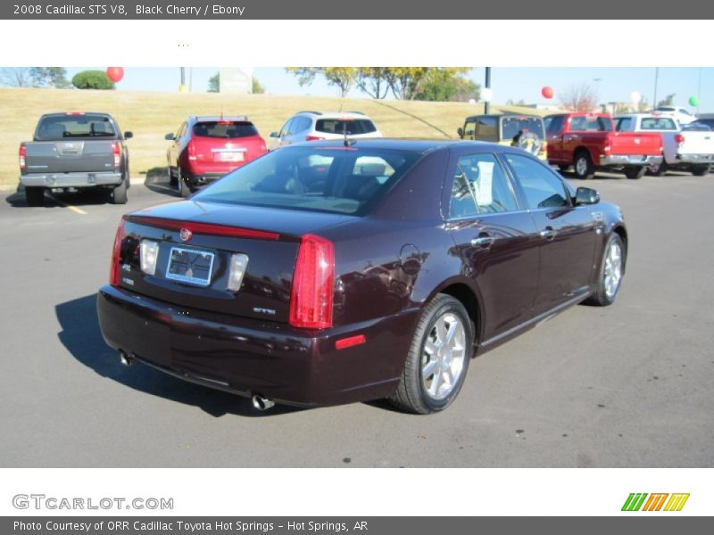 Black Cherry / Ebony 2008 Cadillac STS V8