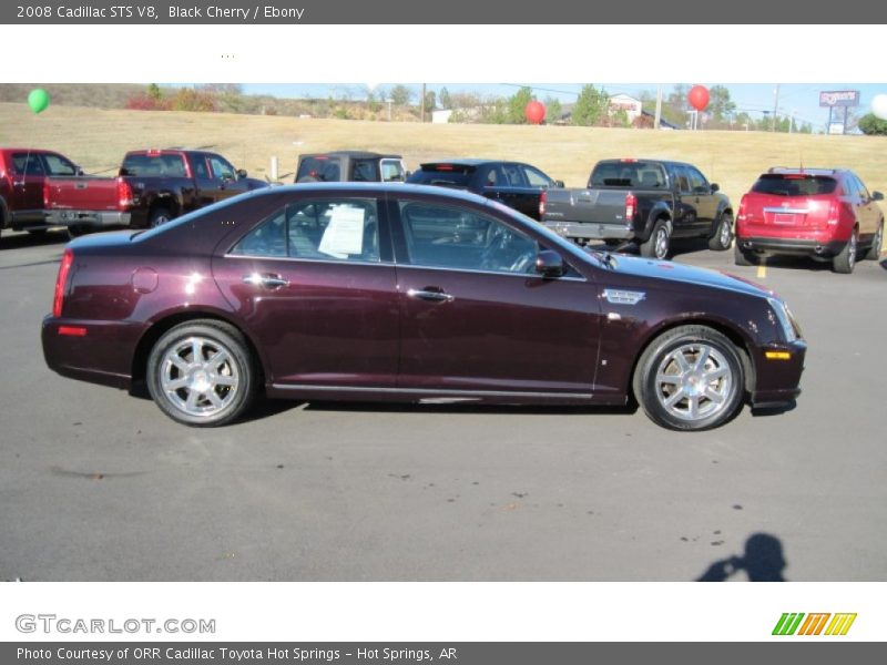 Black Cherry / Ebony 2008 Cadillac STS V8