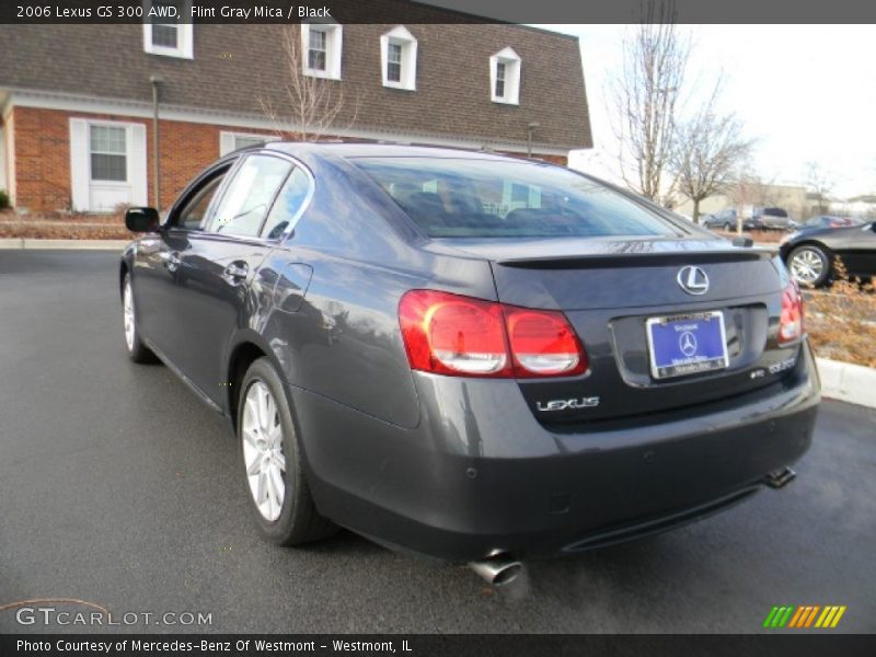 Flint Gray Mica / Black 2006 Lexus GS 300 AWD