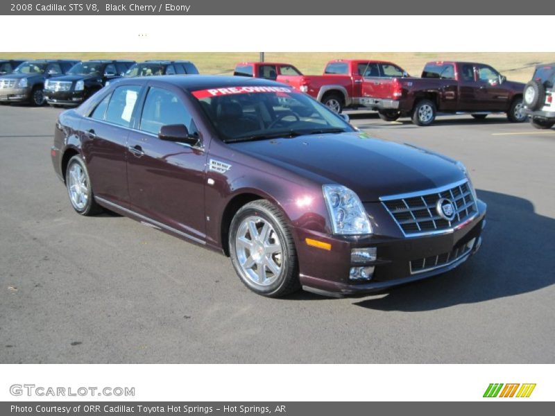 Black Cherry / Ebony 2008 Cadillac STS V8