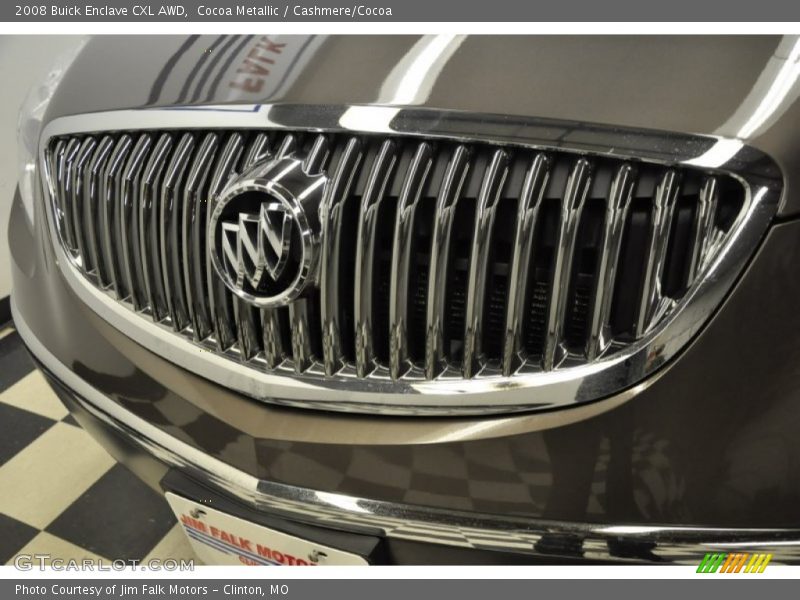 Cocoa Metallic / Cashmere/Cocoa 2008 Buick Enclave CXL AWD