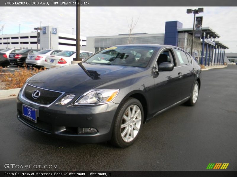 Flint Gray Mica / Black 2006 Lexus GS 300 AWD