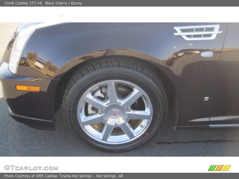 Black Cherry / Ebony 2008 Cadillac STS V8