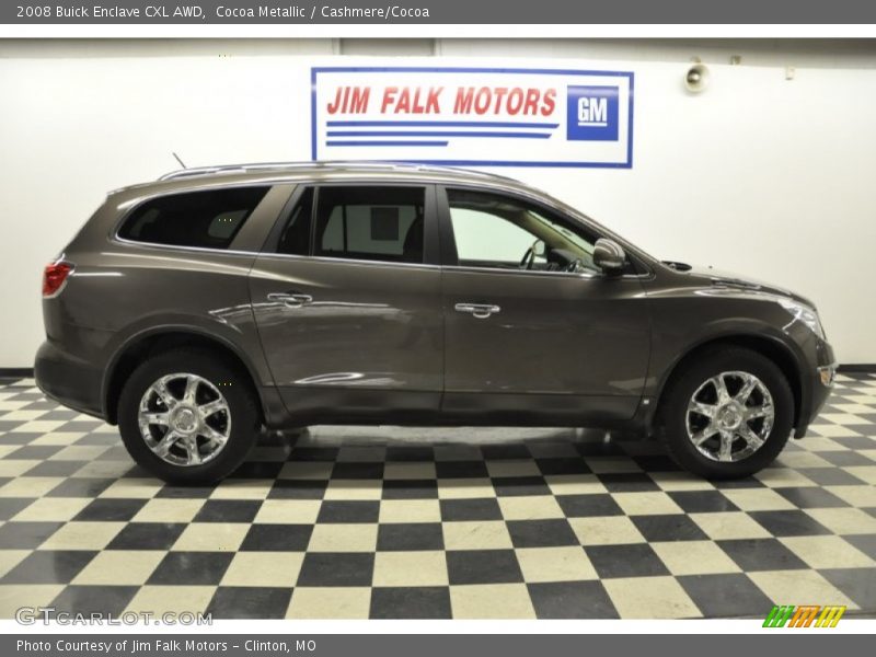 Cocoa Metallic / Cashmere/Cocoa 2008 Buick Enclave CXL AWD