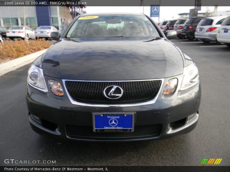 Flint Gray Mica / Black 2006 Lexus GS 300 AWD