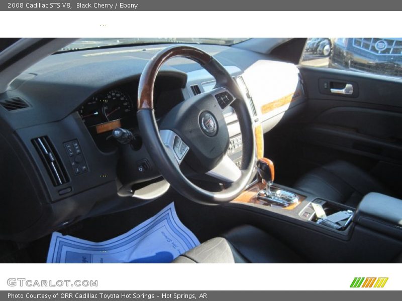 Black Cherry / Ebony 2008 Cadillac STS V8