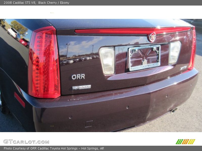 Black Cherry / Ebony 2008 Cadillac STS V8