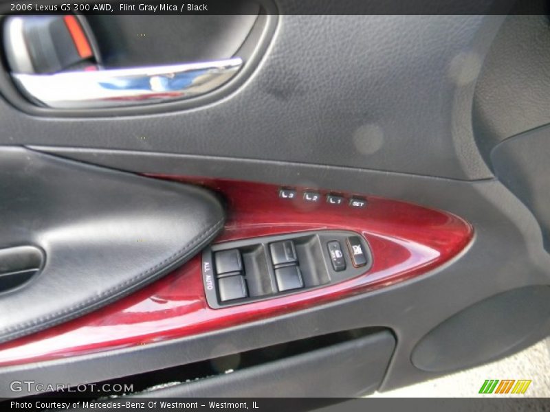 Flint Gray Mica / Black 2006 Lexus GS 300 AWD