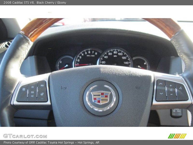 Black Cherry / Ebony 2008 Cadillac STS V8