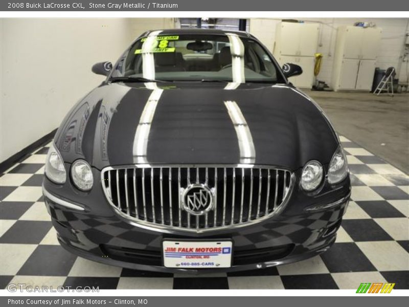 Stone Gray Metallic / Titanium 2008 Buick LaCrosse CXL