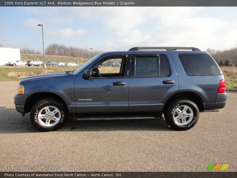 Medium Wedgewood Blue Metallic / Graphite 2005 Ford Explorer XLT 4x4