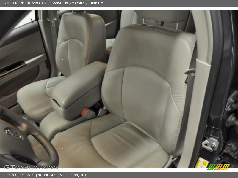 Stone Gray Metallic / Titanium 2008 Buick LaCrosse CXL