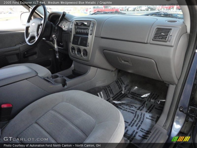 Medium Wedgewood Blue Metallic / Graphite 2005 Ford Explorer XLT 4x4