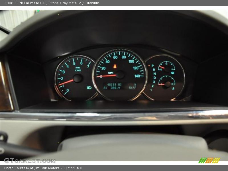 Stone Gray Metallic / Titanium 2008 Buick LaCrosse CXL