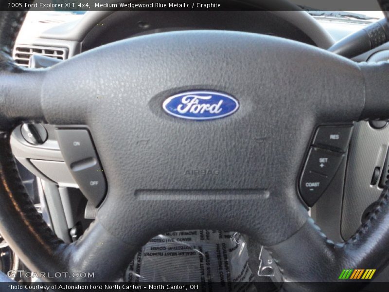Medium Wedgewood Blue Metallic / Graphite 2005 Ford Explorer XLT 4x4
