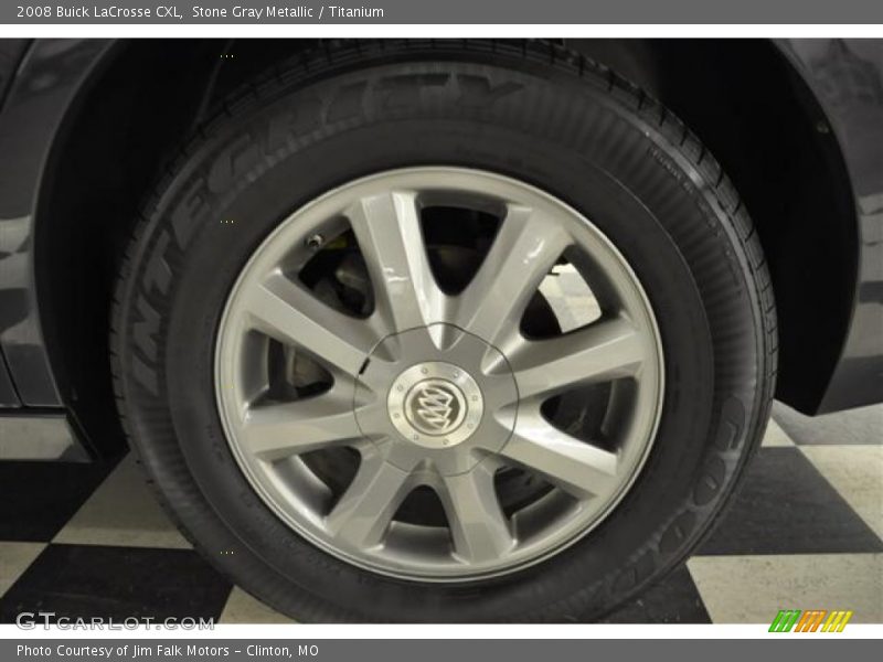 Stone Gray Metallic / Titanium 2008 Buick LaCrosse CXL