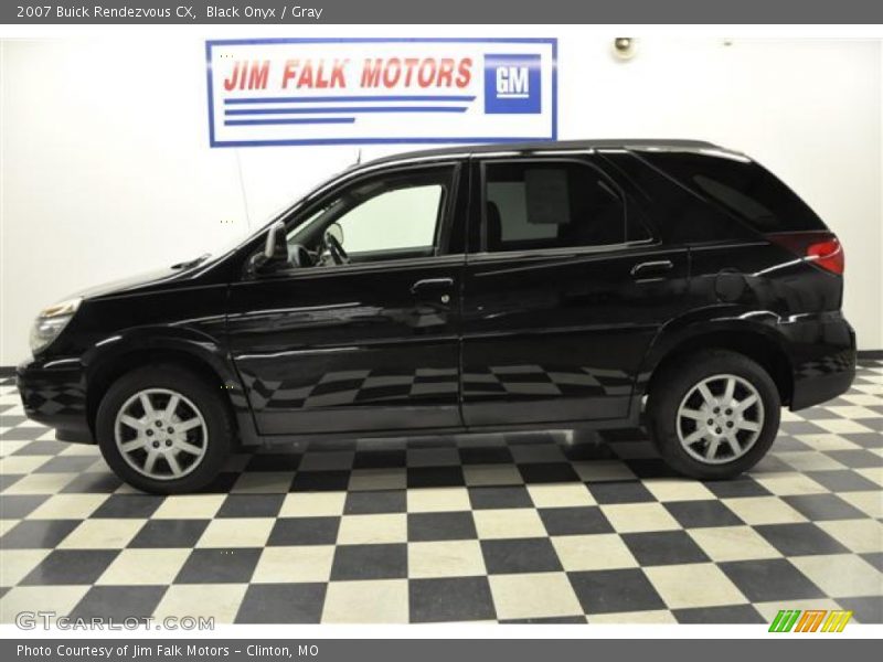 Black Onyx / Gray 2007 Buick Rendezvous CX