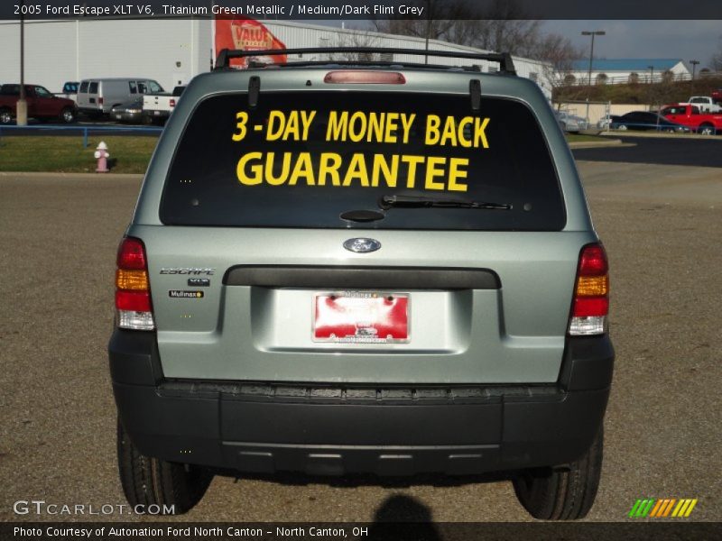Titanium Green Metallic / Medium/Dark Flint Grey 2005 Ford Escape XLT V6