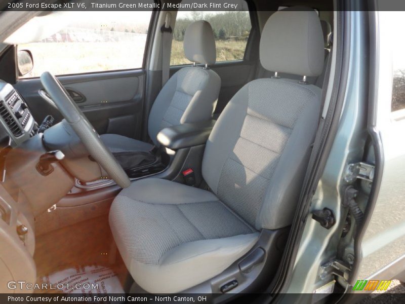 Titanium Green Metallic / Medium/Dark Flint Grey 2005 Ford Escape XLT V6
