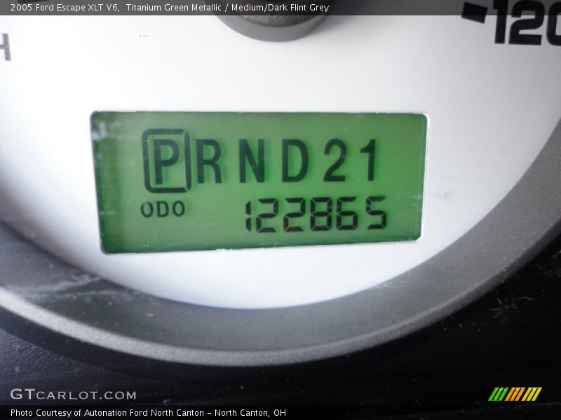Titanium Green Metallic / Medium/Dark Flint Grey 2005 Ford Escape XLT V6