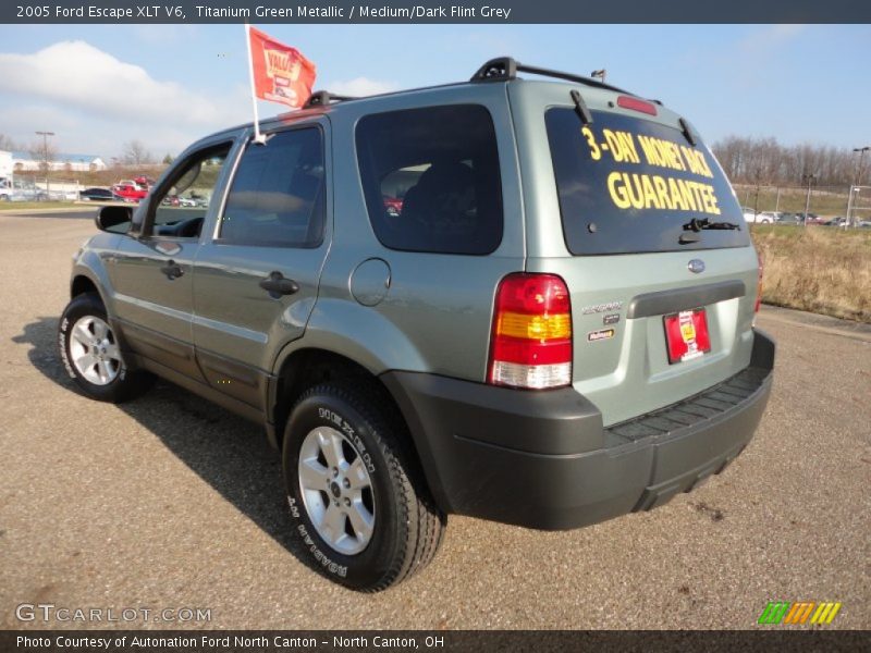 Titanium Green Metallic / Medium/Dark Flint Grey 2005 Ford Escape XLT V6