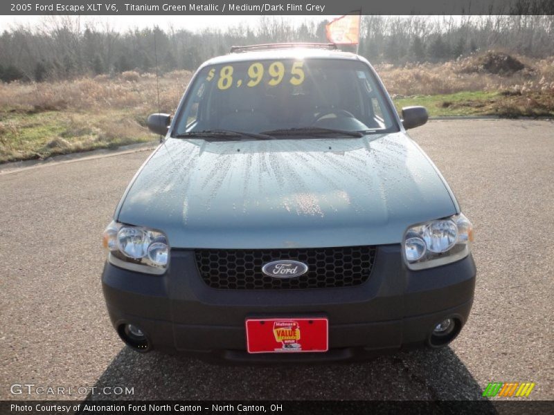 Titanium Green Metallic / Medium/Dark Flint Grey 2005 Ford Escape XLT V6