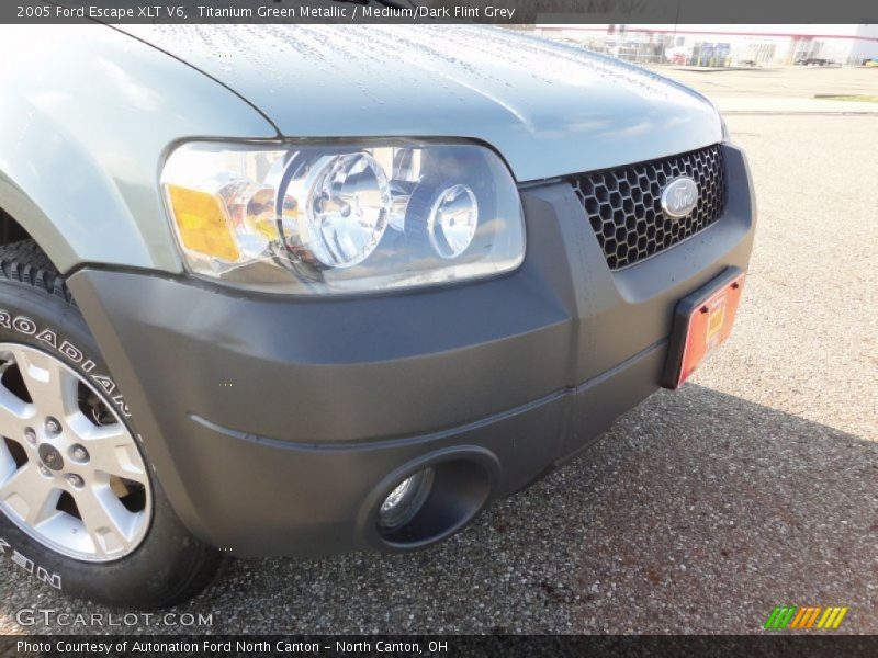 Titanium Green Metallic / Medium/Dark Flint Grey 2005 Ford Escape XLT V6