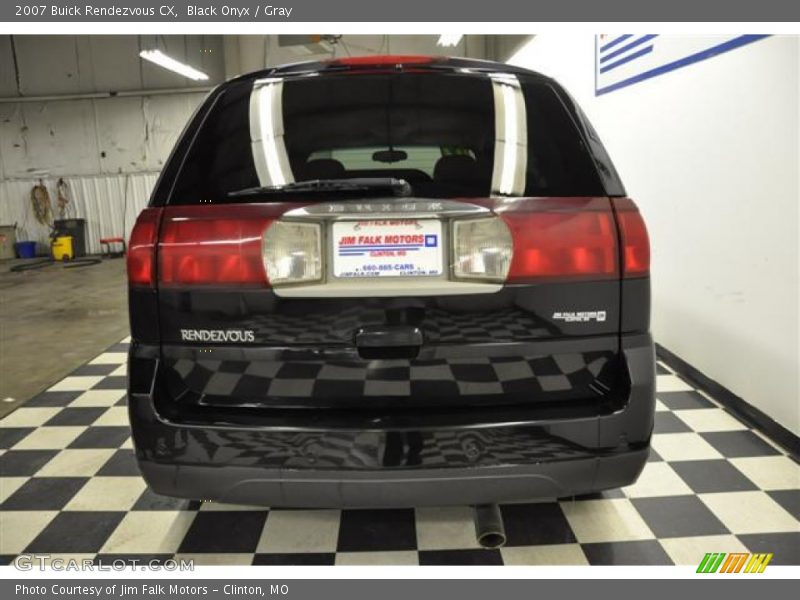 Black Onyx / Gray 2007 Buick Rendezvous CX
