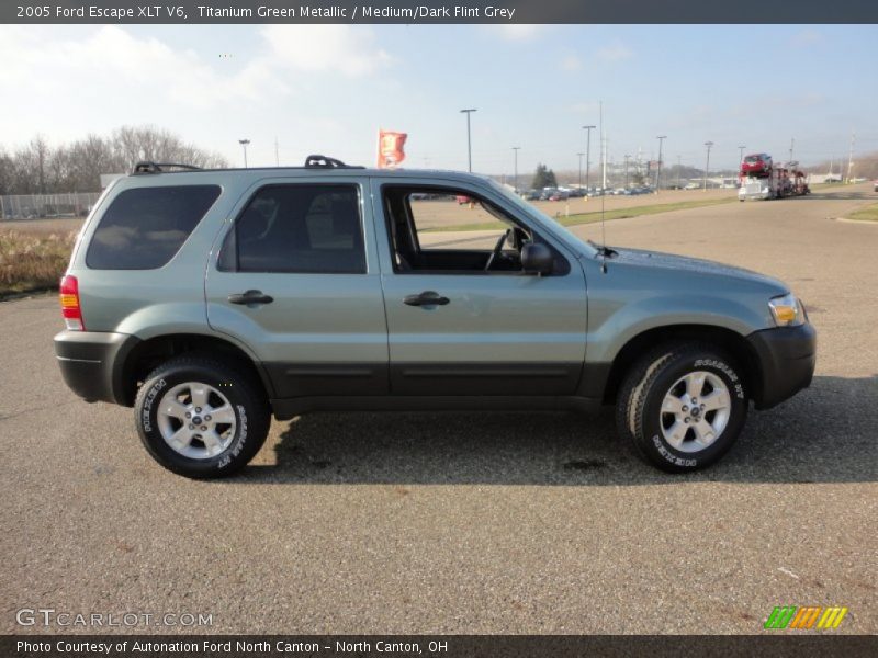 Titanium Green Metallic / Medium/Dark Flint Grey 2005 Ford Escape XLT V6