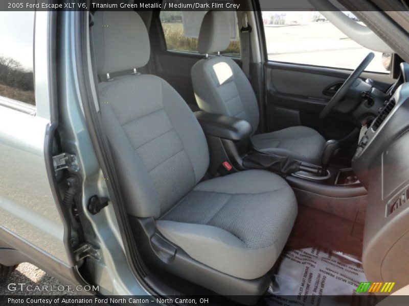 Titanium Green Metallic / Medium/Dark Flint Grey 2005 Ford Escape XLT V6